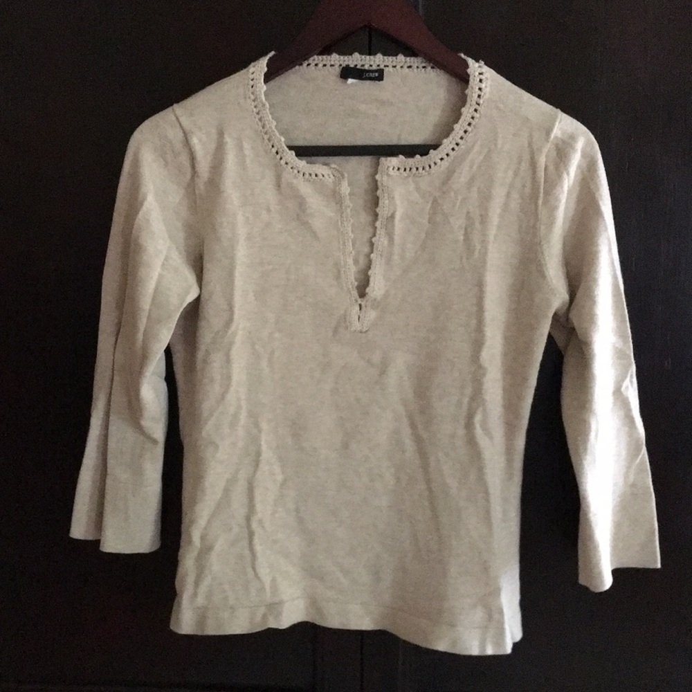 🔥J CREW 💯 Cotton top - Size M